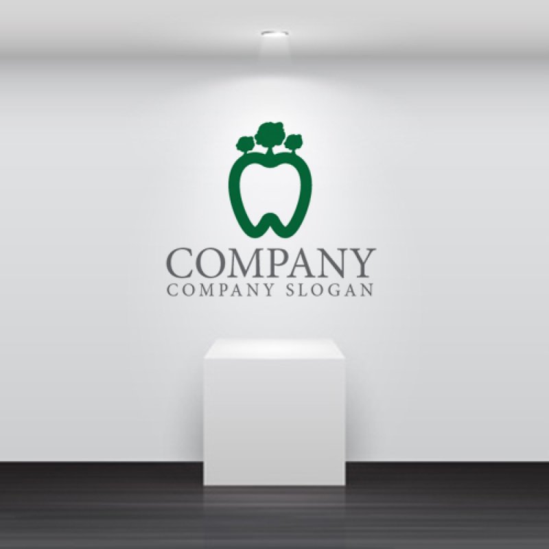 画像4: 歯・森・木・ロゴ・マークデザイン169 (4)