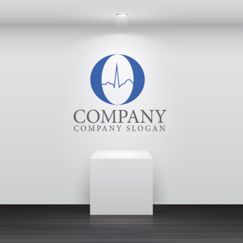 画像4: 心電図・O・ロゴ・マークデザイン184 (4)