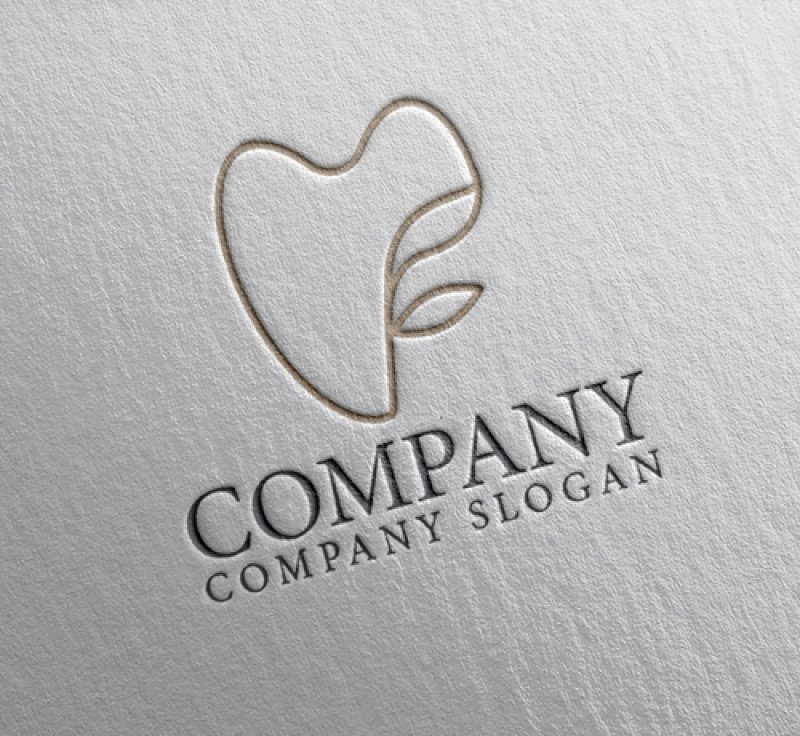 画像2: M・ハート・F・歯・葉・ロゴ・マークデザイン187 (2)