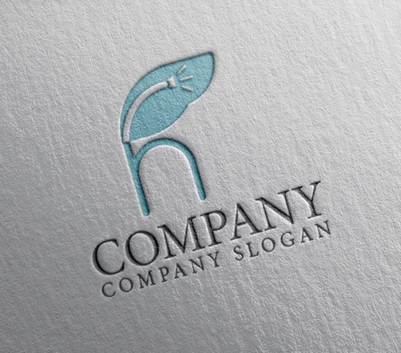 画像2: 内臓・内視鏡・h・アルファベット・ロゴ・マークデザイン191 (2)