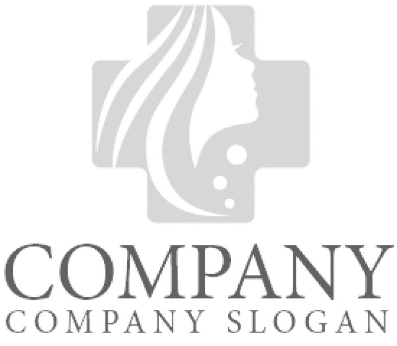 画像6: 顔・十字・美容・ロゴ・マークデザイン195 (6)