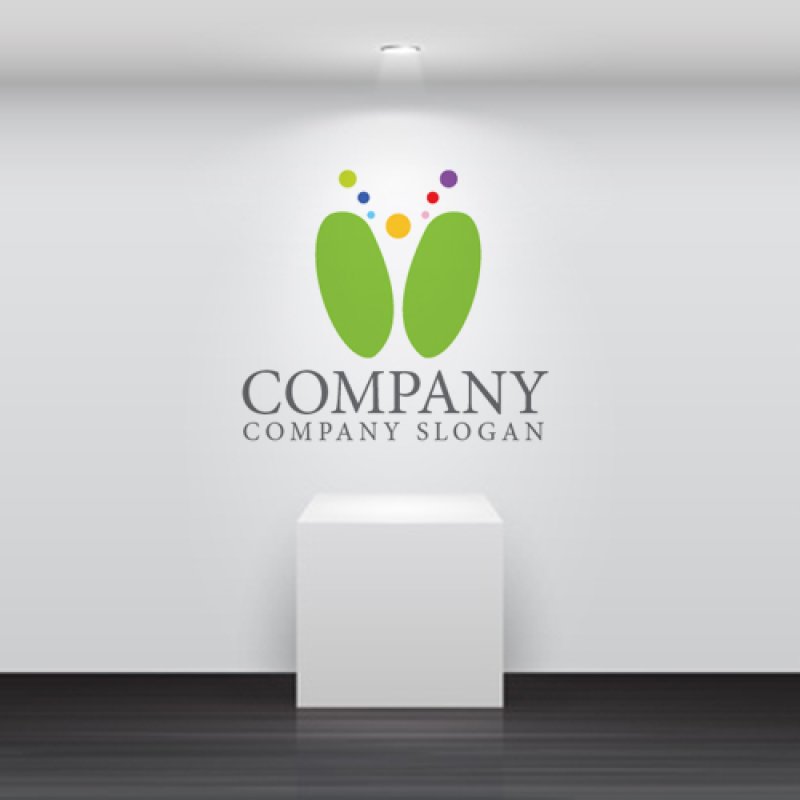 画像5: 歯・人・蝶・ロゴ・マークデザイン199 (5)