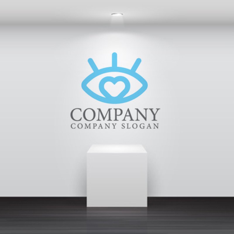 画像5: 目・ハート・眼科・ロゴ・マークデザイン201 (5)