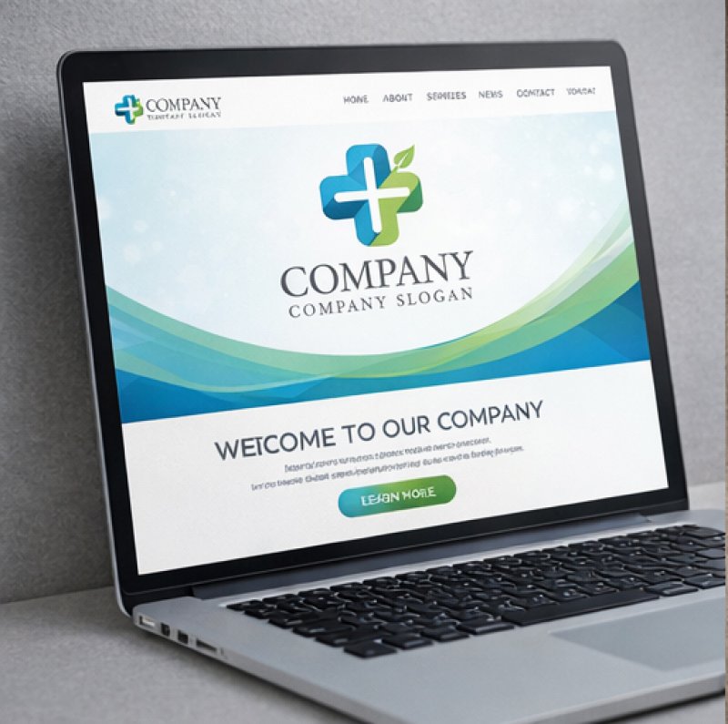 画像4: 十字・葉・ヘルスケア・ロゴ・マークデザイン202 (4)