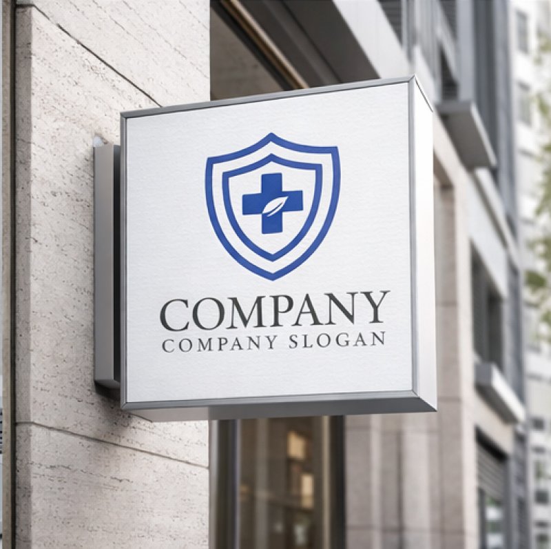 画像5: 十字・盾・葉・ロゴ・マークデザイン203 (5)