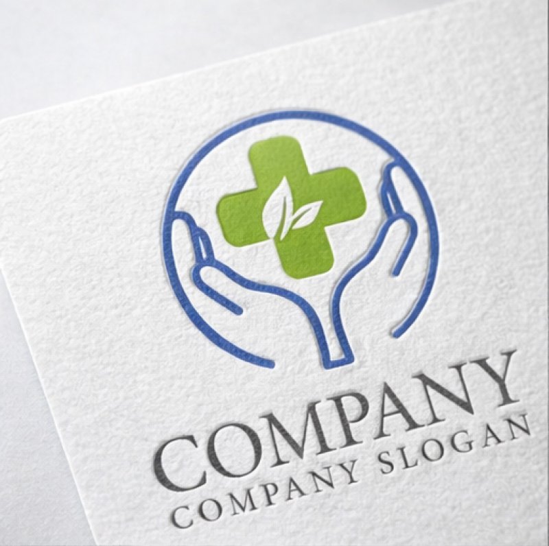 画像2: 十字・葉・手・輪・ロゴ・マークデザイン205 (2)