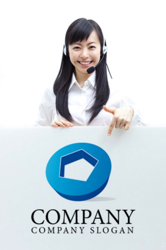 画像3: 五角形・3Dロゴ・マークデザイン206 (3)