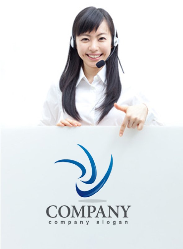 画像3: 回転・しぶき・曲線・上昇・ロゴ・マークデザイン283 (3)