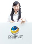 画像3: 輪・回転・地球・球・ロゴ・マークデザイン291 (3)