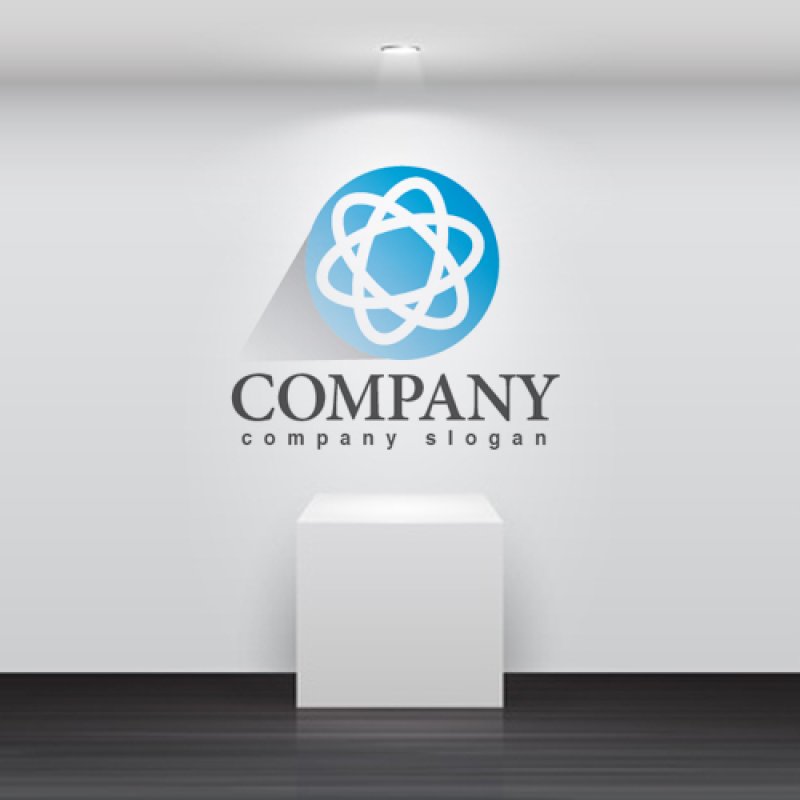 画像2: 回転・輪・電子・連続・ロゴ・マークデザイン318 (2)