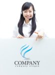画像3: 球面・曲線・流れ・上昇・グラデーション・ロゴ・マークデザイン333 (3)