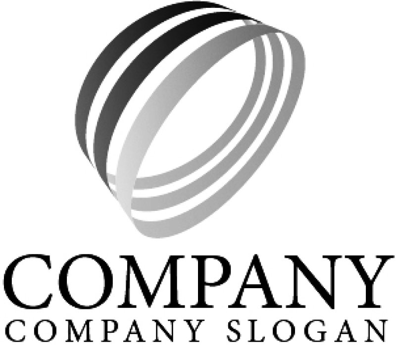 画像4: 輪・3D・曲線・回転・上昇・グラデーション・ロゴ・マークデザイン351 (4)