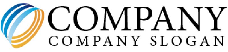 画像5: 輪・3D・曲線・回転・上昇・グラデーション・ロゴ・マークデザイン351 (5)