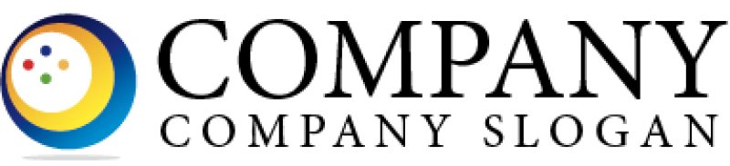 画像5: 輪・点・曲線・情報・グラデーション・ロゴ・マークデザイン355 (5)