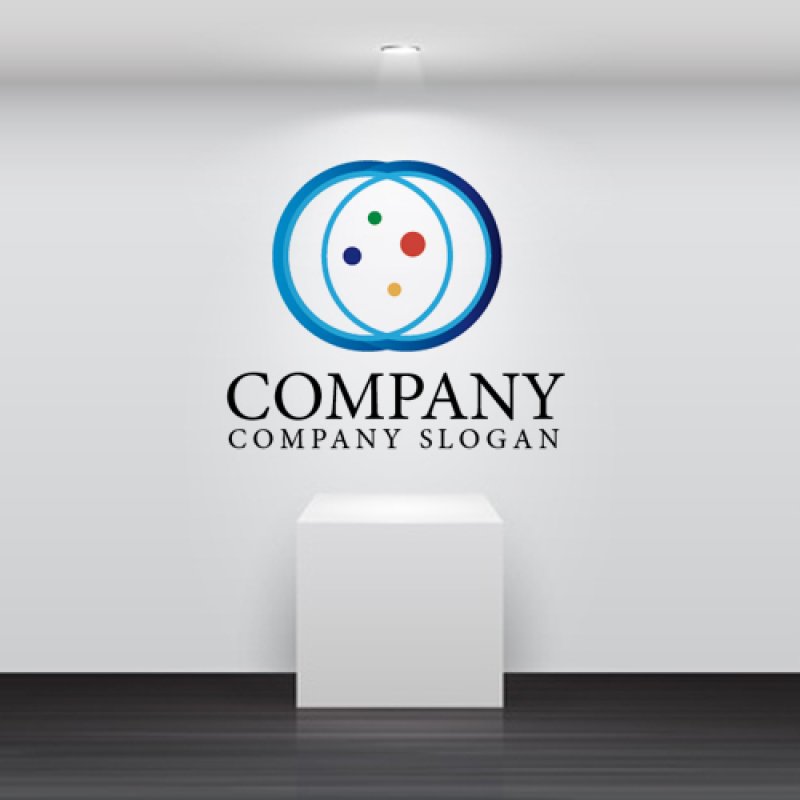 画像2: 輪・二重・集合・共有・ロゴ・マークデザイン358 (2)