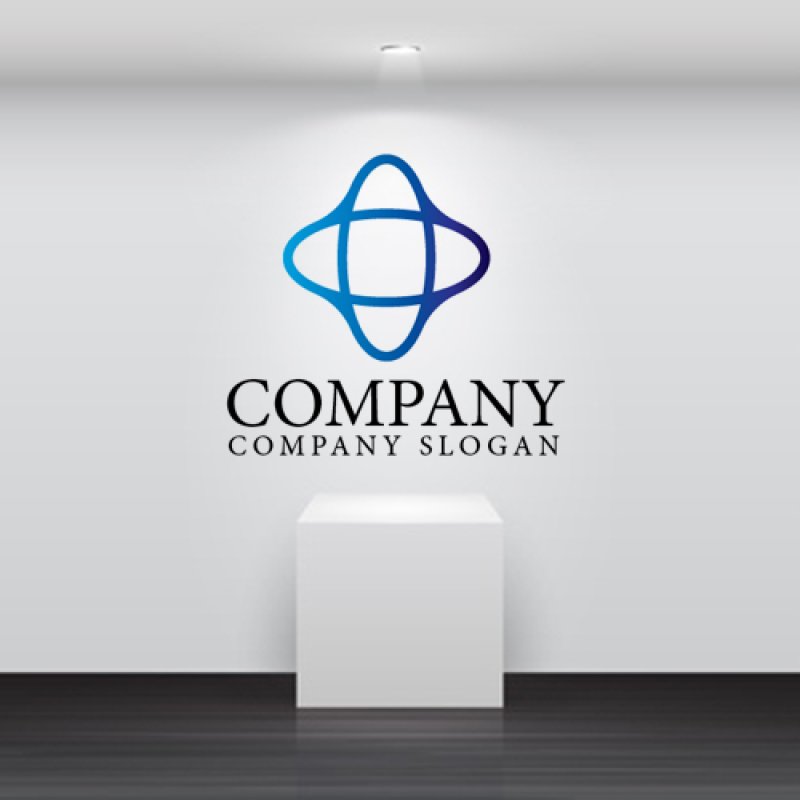 画像2: 楕円・宇宙・パワー・グラデーション・ロゴ・マークデザイン364 (2)