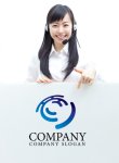 画像3: 曲線・回路・グラデーション・ロゴ・マークデザイン367 (3)