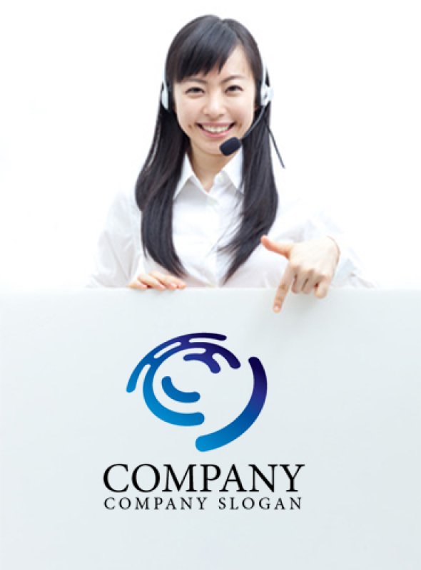 画像3: 曲線・回路・グラデーション・ロゴ・マークデザイン367 (3)