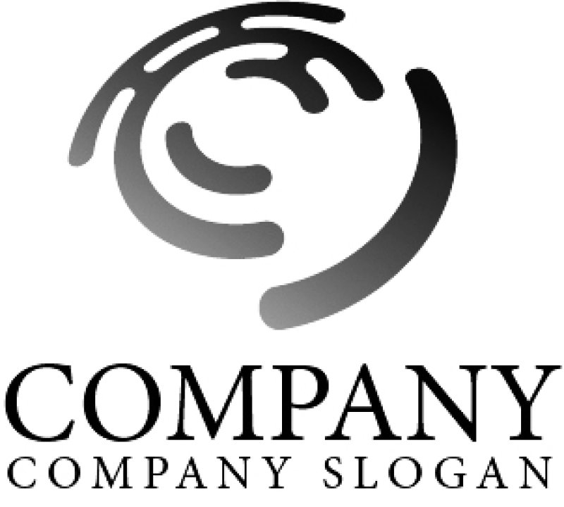 画像4: 曲線・回路・グラデーション・ロゴ・マークデザイン367 (4)