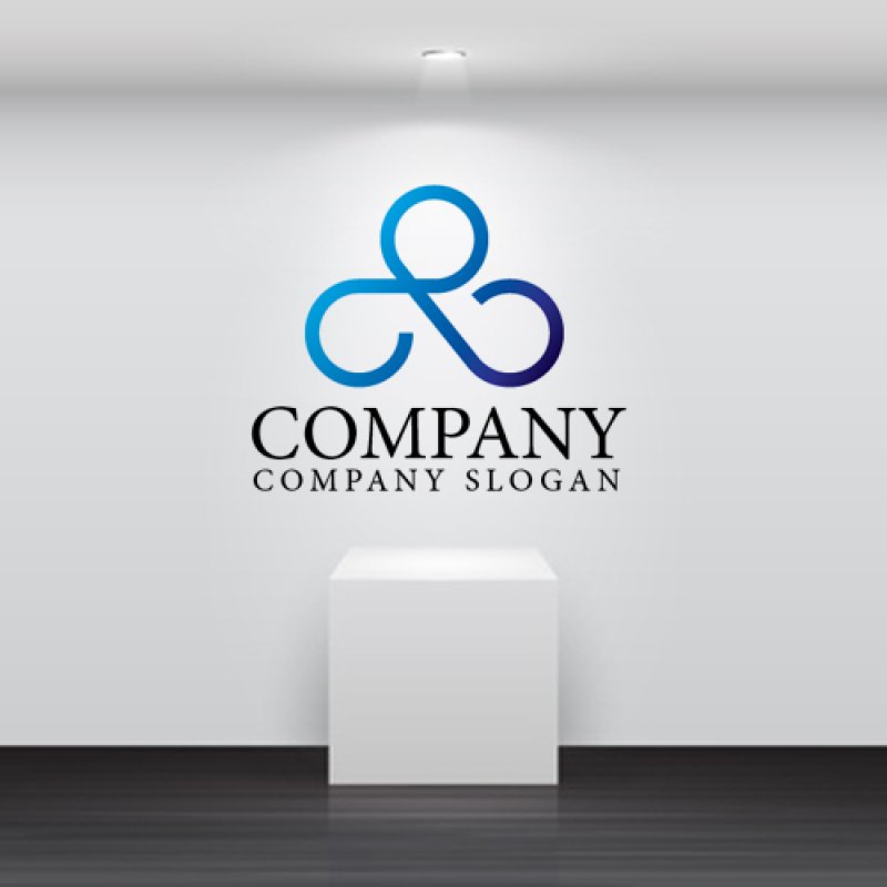 画像2: 曲線・&・雲・グラデーション・ロゴ・マークデザイン368 (2)