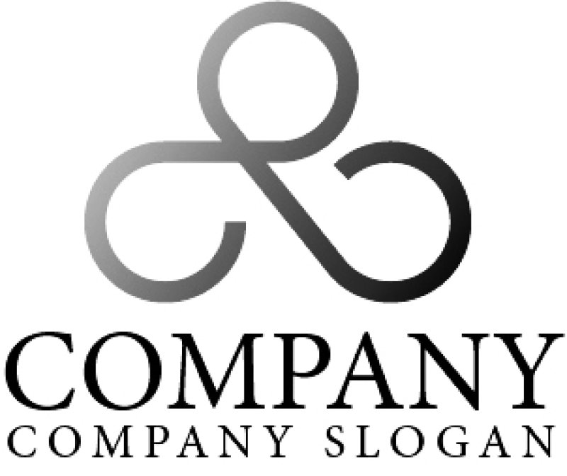 画像4: 曲線・&・雲・グラデーション・ロゴ・マークデザイン368 (4)