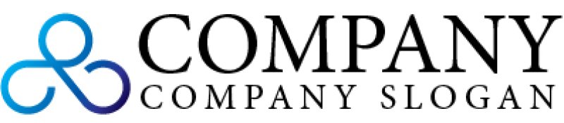 画像5: 曲線・&・雲・グラデーション・ロゴ・マークデザイン368 (5)