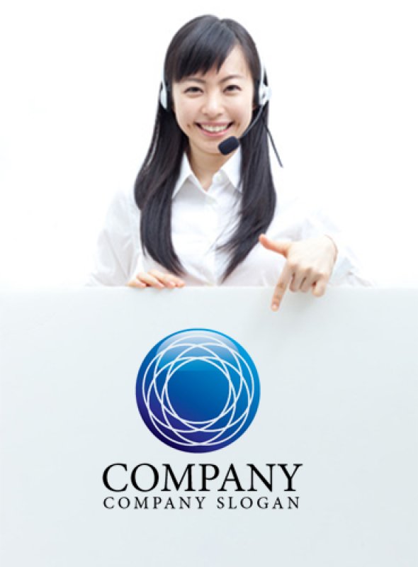 画像3: 輪・広がり・グラデーション・ロゴ・マークデザイン369 (3)