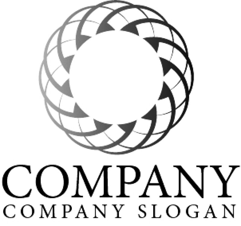 画像4: 輪・回転・グラデーション・ロゴ・マークデザイン371 (4)