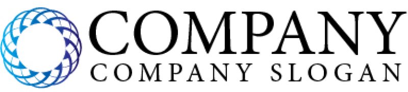 画像5: 輪・回転・グラデーション・ロゴ・マークデザイン371 (5)