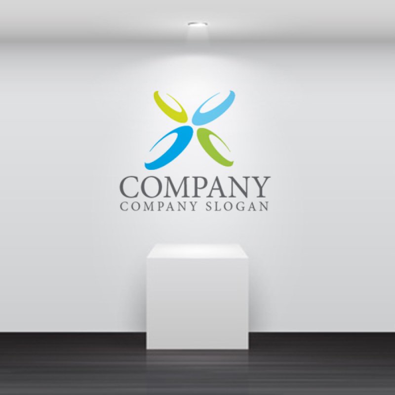 画像4: 楕円・X・宇宙・ロゴ・マークデザイン402 (4)