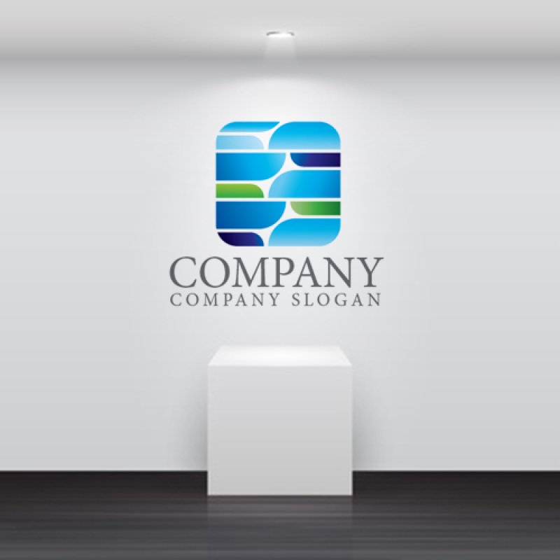 画像5: 四角・雲・グラデーション・ロゴ・マークデザイン410 (5)