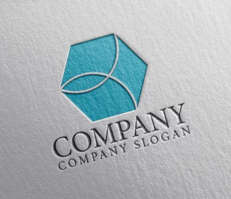 画像2: 六角形・曲線・上昇・ロゴ・マークデザイン411 (2)