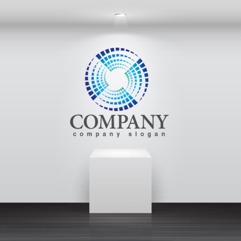 画像5: 粒子・渦・回転・グラデーション・ロゴ・マークデザイン425 (5)