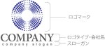 画像10: 点・輪・集合・ロゴマークデザイン426 (10)
