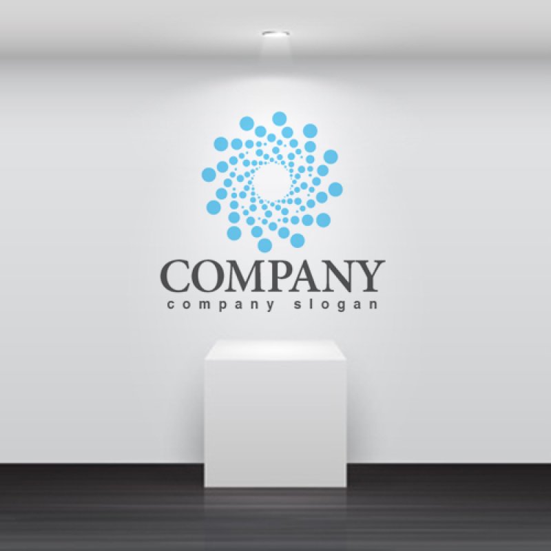 画像5: 電子・渦・集合・ロゴ・マークデザイン427 (5)