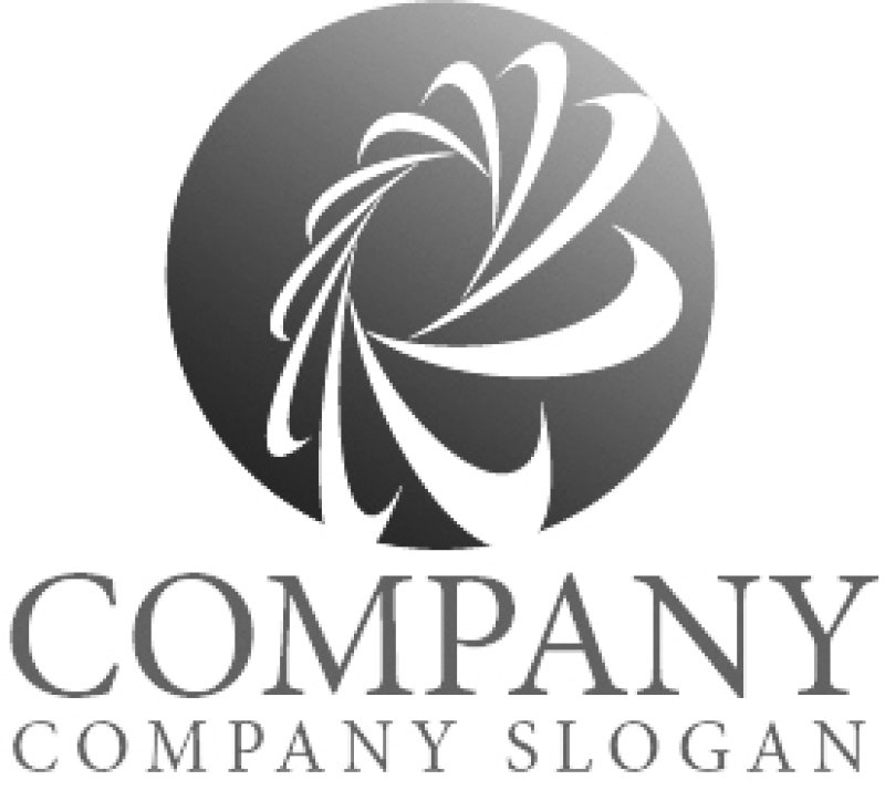 画像6: 連続・輪・渦・グラデーション・ロゴ・マークデザイン433 (6)