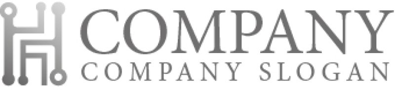 画像6: H・回路・アルファベット・ロゴ・マークデザイン438 (6)