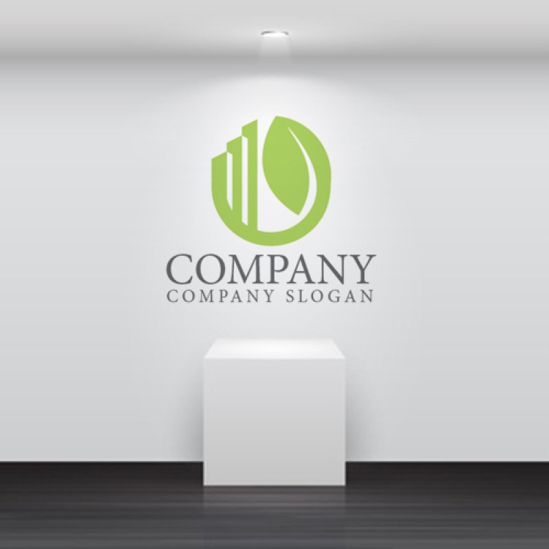 画像5: ビル・葉・街・成長・輪・ロゴ・マークデザイン1000 (5)