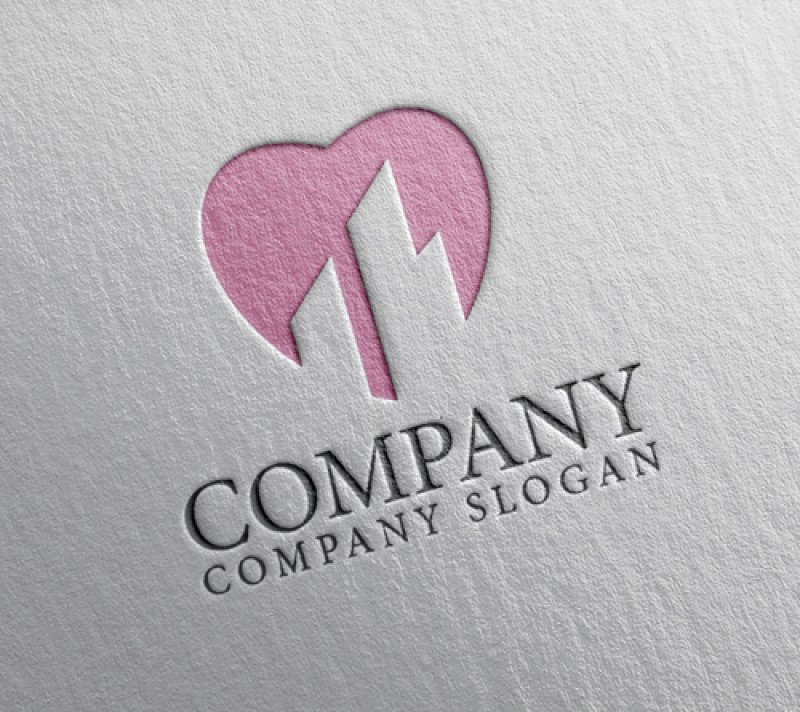 画像2: ビル・ハート・街・ロゴ・マークデザイン1002 (2)