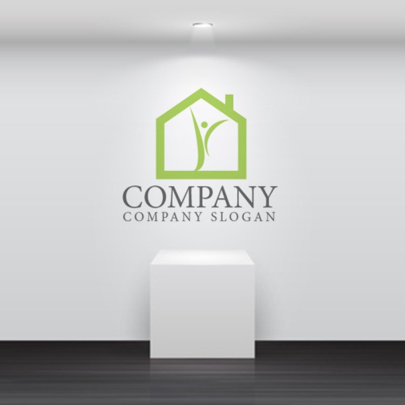 画像5: 家・人・Y・曲線・ロゴ・マークデザイン1021 (5)