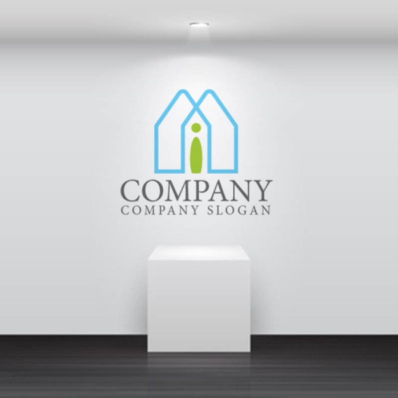 画像5: 家・人・i・ロゴ・マークデザイン1023 (5)