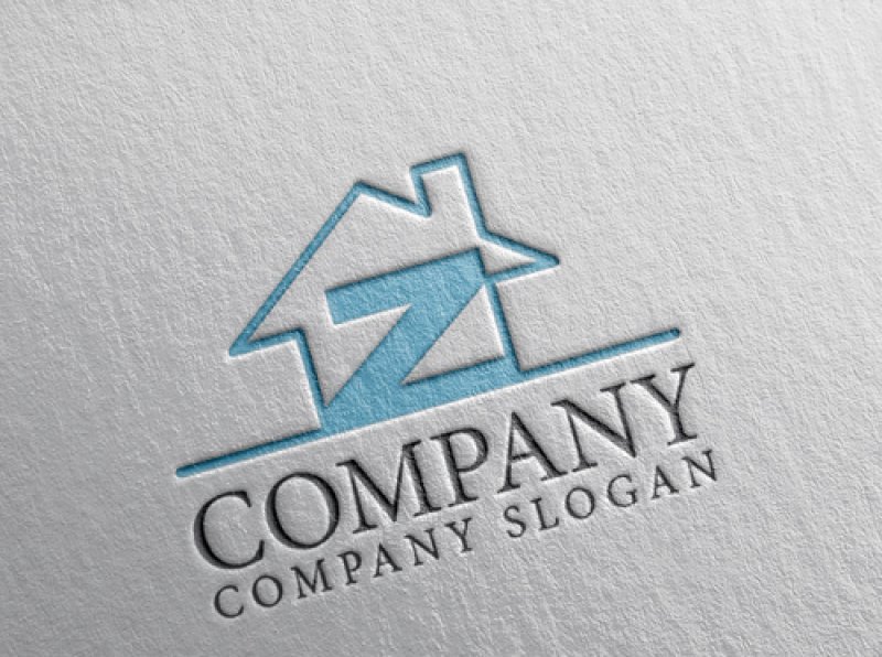 画像2: 家・Z・アルファベット・ロゴ・マークデザイン1026 (2)