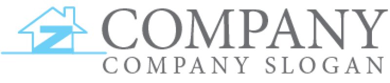 画像7: 家・Z・アルファベット・ロゴ・マークデザイン1026 (7)