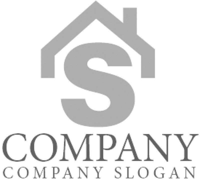画像6: 家・S・アルファベット・ロゴ・マークデザイン1037 (6)