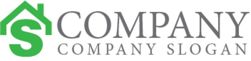 画像7: 家・S・アルファベット・ロゴ・マークデザイン1037 (7)