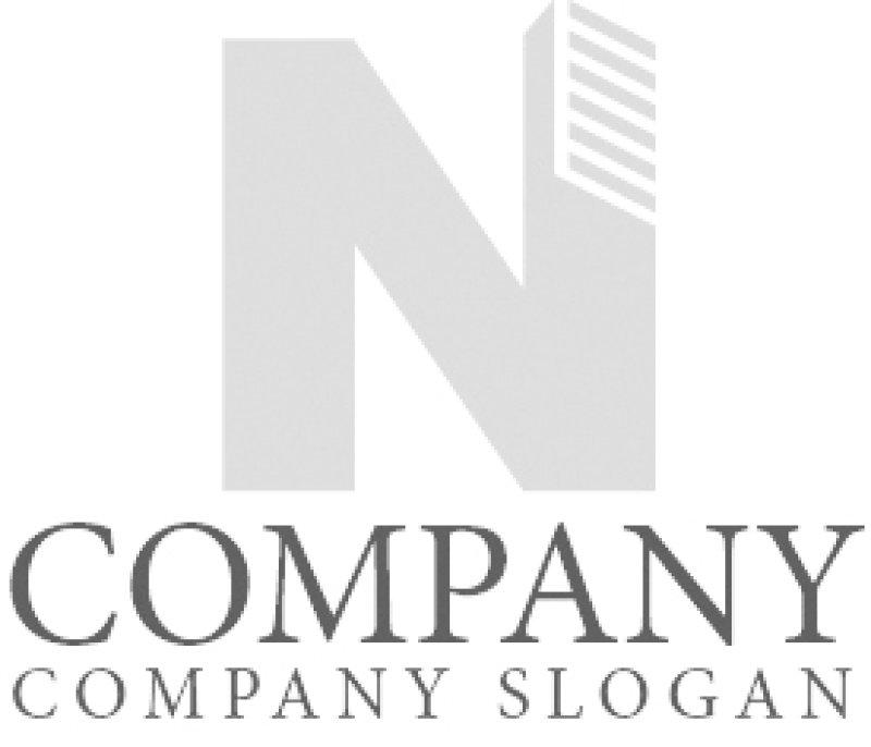 画像6: ビル・N・アルファベット・シンプル・ロゴ・マークデザイン1047 (6)