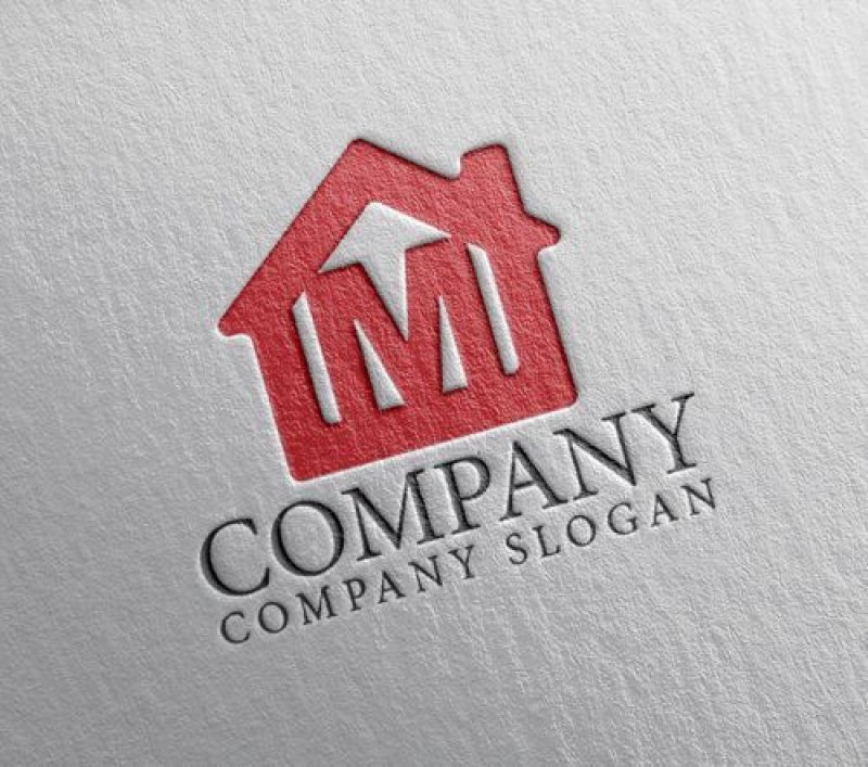 画像2: M・家・アルファベット・ロゴ・マークデザイン1049 (2)