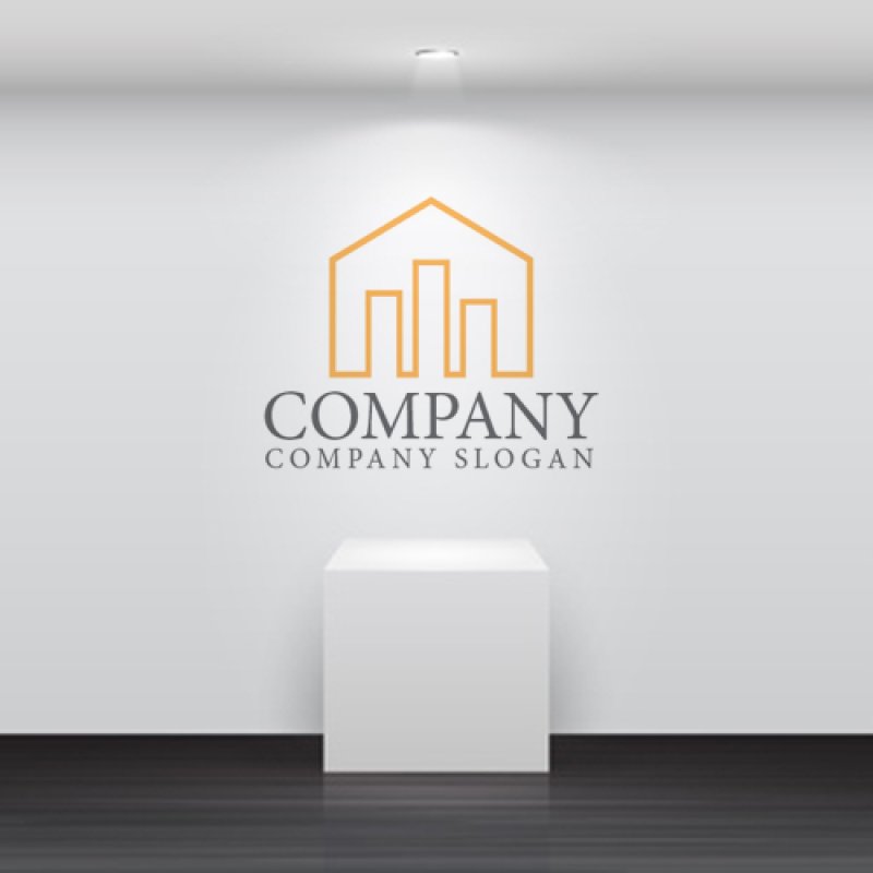 画像5: ビル・家・シンプル・ロゴ・マークデザイン1053 (5)