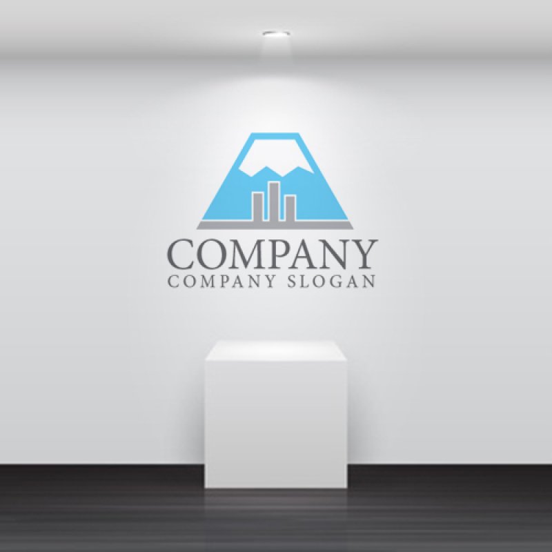 画像5: ビル・街・富士山・ロゴ・マークデザイン1054 (5)