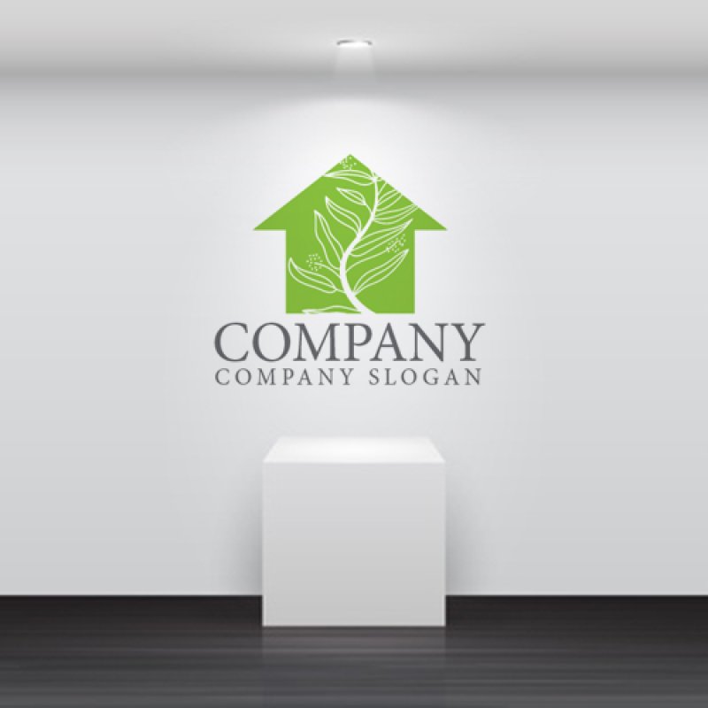 画像5: 家・木・草・ロゴ・マークデザイン1057 (5)